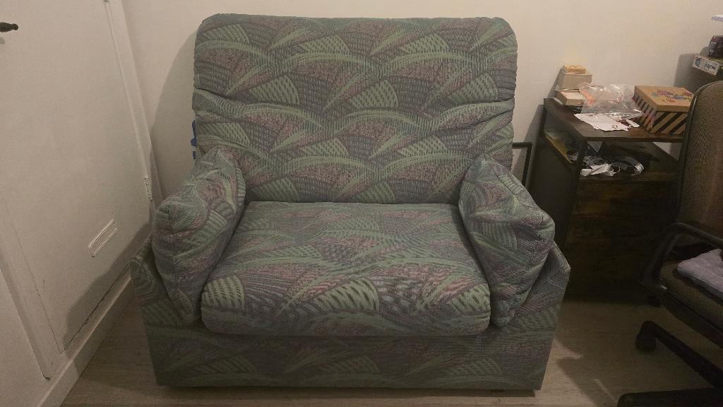 Converteerbare fauteuil, Ophalen, Overige materialen, Gebruikt, 100 tot 125 cm