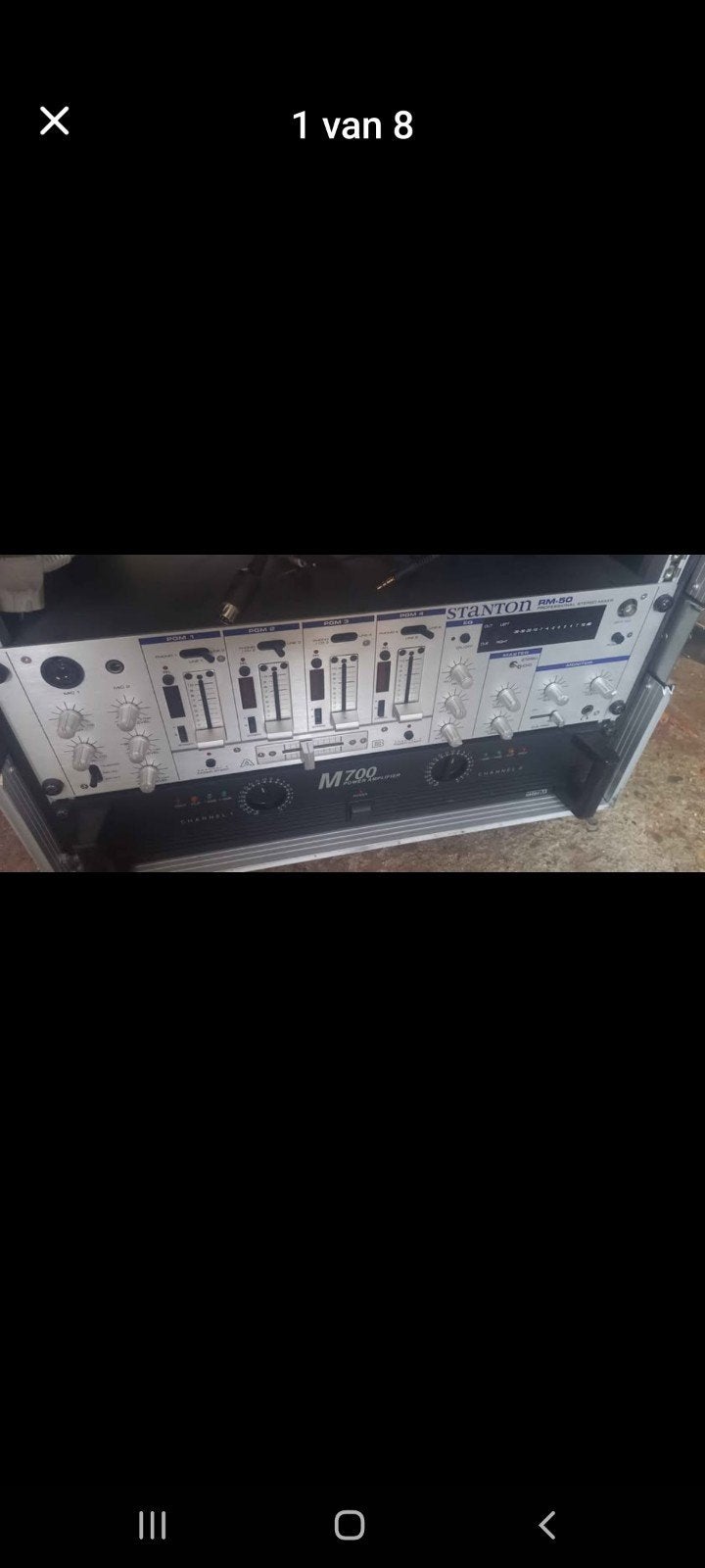 Geluidsset in flightcase, Ophalen, Zo goed als nieuw