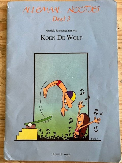 muziekboeken notenleer (allemaal nootjes 2 en 3), Gelezen, Ophalen of Verzenden, Koen De Wolf, Algemeen