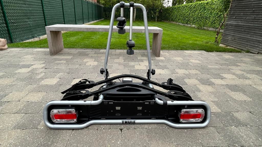 Thule fietsdrager ER940, Autos : Divers, Porte-vélos, Utilisé, Support d'attelage, 2 vélos, Pneus larges, Enlèvement