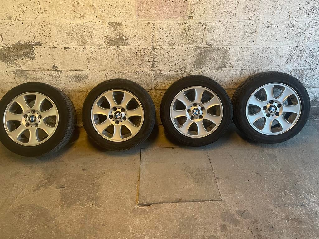 Jantes bmw d’origine 5/120 16pouces, Ophalen, 16 inch, Band(en)