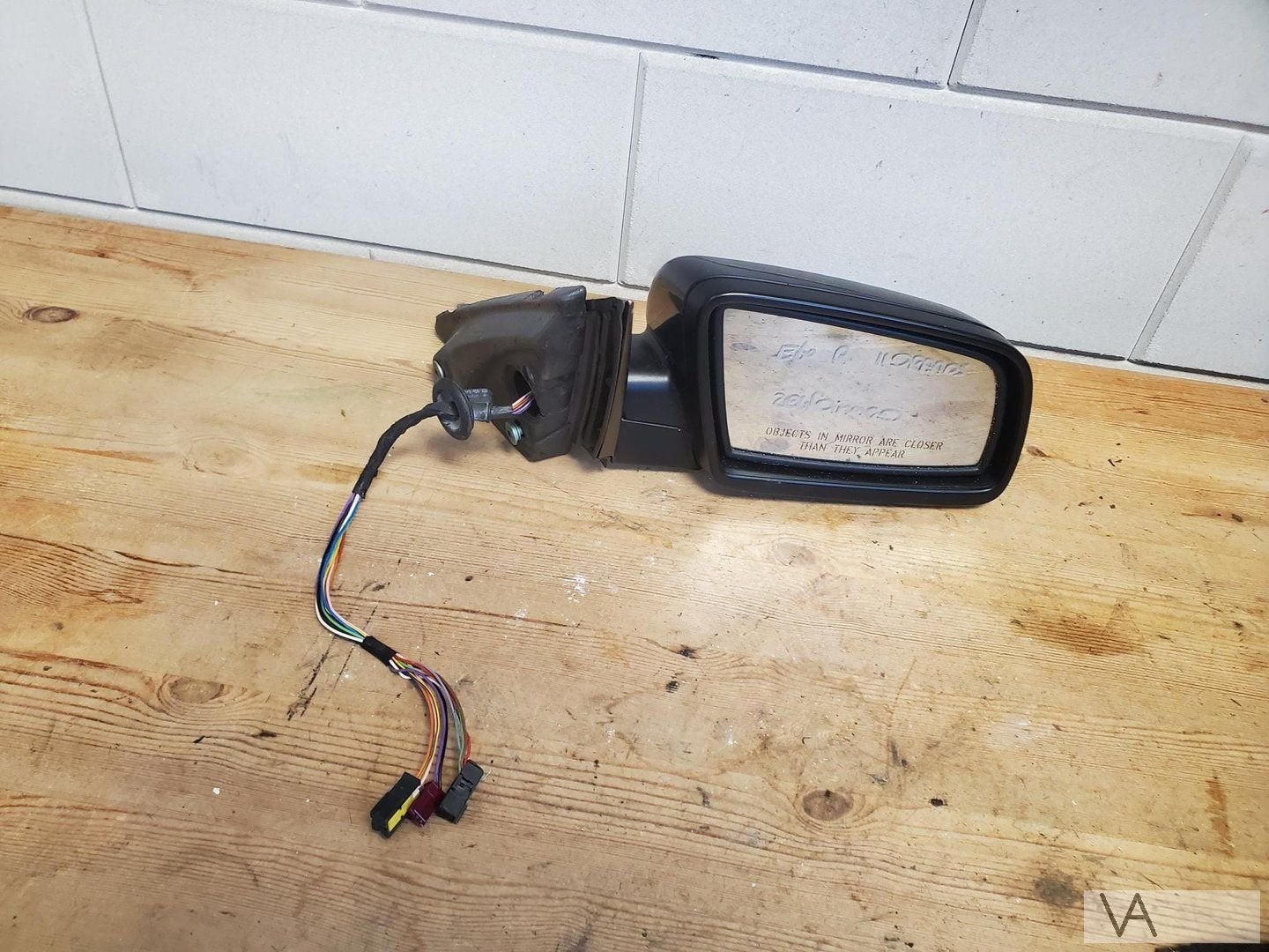 BMW 5 serie E60 E61 2003 - 2009 spiegel rechts ZELFDIMMEND, -, Utilisé, -, Enlèvement ou Envoi