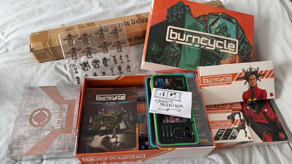 Burncycle, Hobby en Vrije tijd, Drie of vier spelers, Ophalen of Verzenden, Nieuw, Chip Theory Games