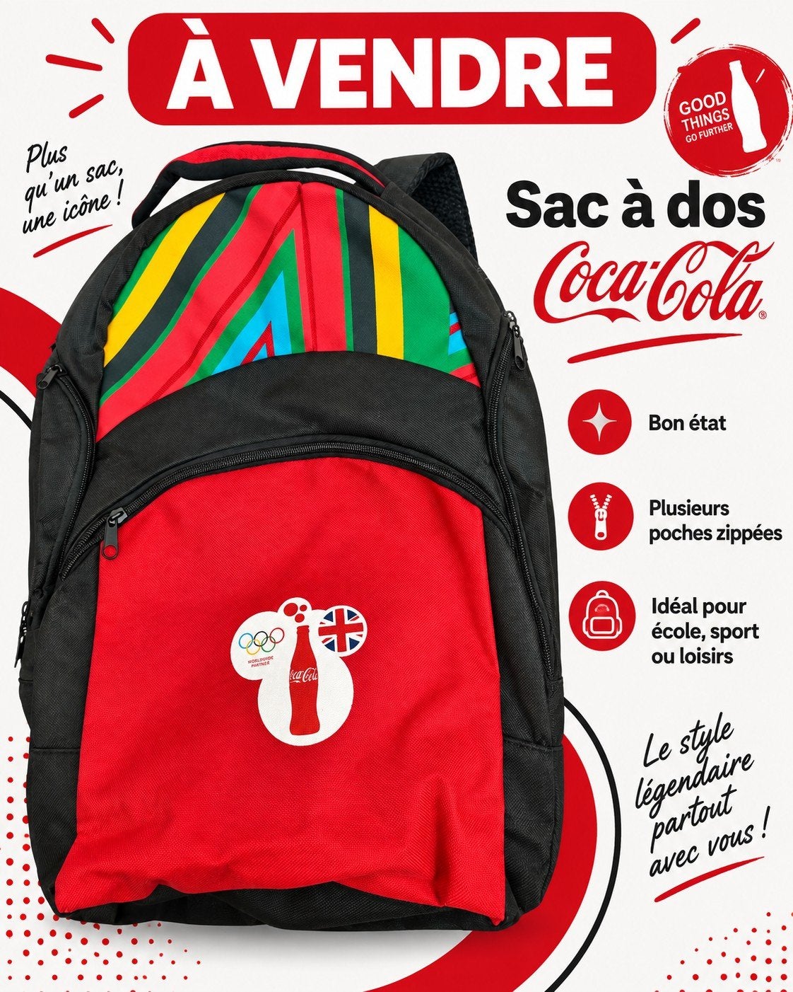 Nieuwe rugzak van Coca-Cola, Ophalen of Verzenden, Nieuw, Overige merken