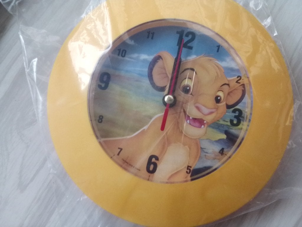 Pendule le Roi Lion, Collections, Enlèvement ou Envoi, Neuf, Autres types