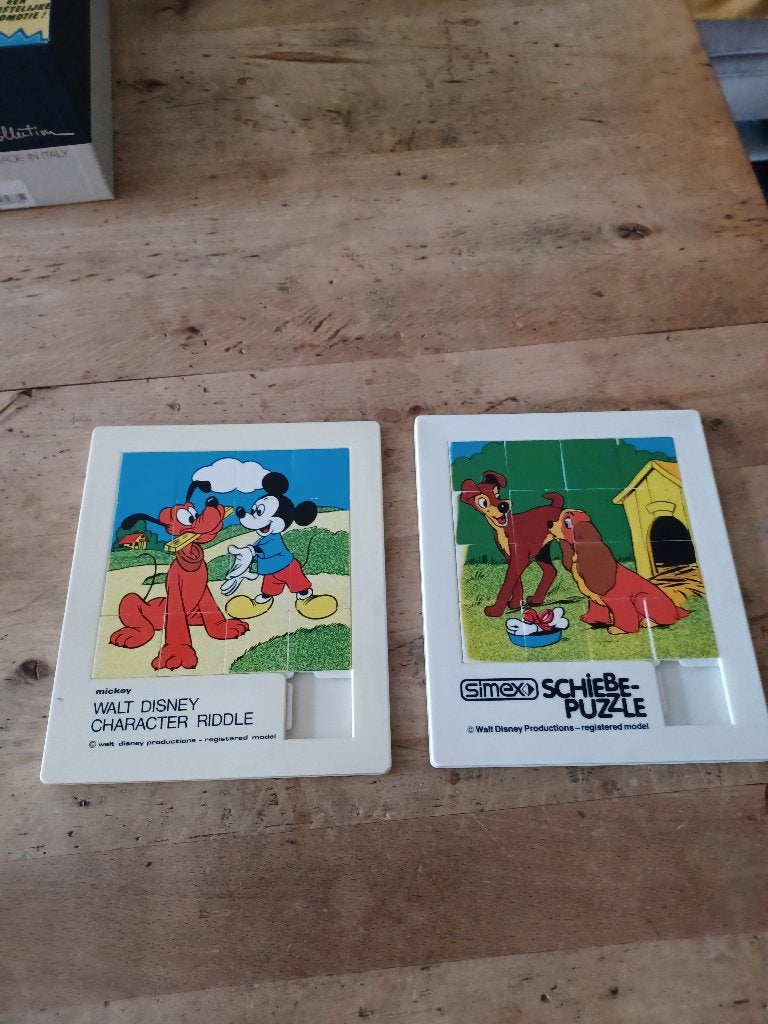 Schuifpuzzels WALT DISNEY aan 9 euro per stuk, Verzamelen, Disney, Mickey Mouse, Ophalen of Verzenden