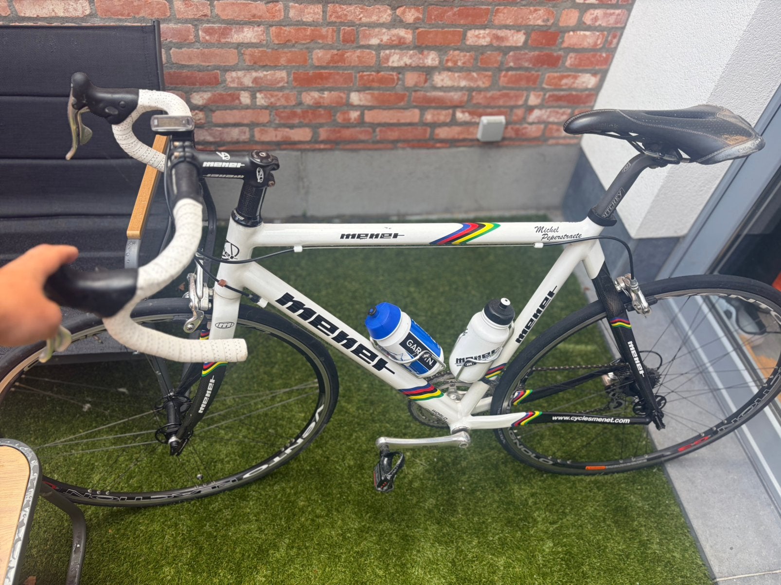 Koersfiets menet kader 55, Ophalen, Zo goed als nieuw