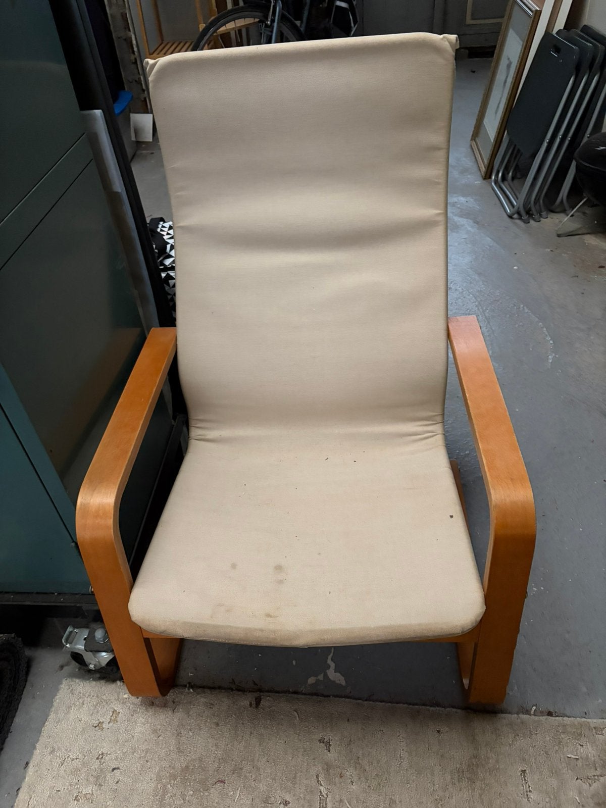 Chaise Poang ikea, Maison & Meubles, Moins de 75 cm, Zweeds scandinavisch, Bois, Enlèvement