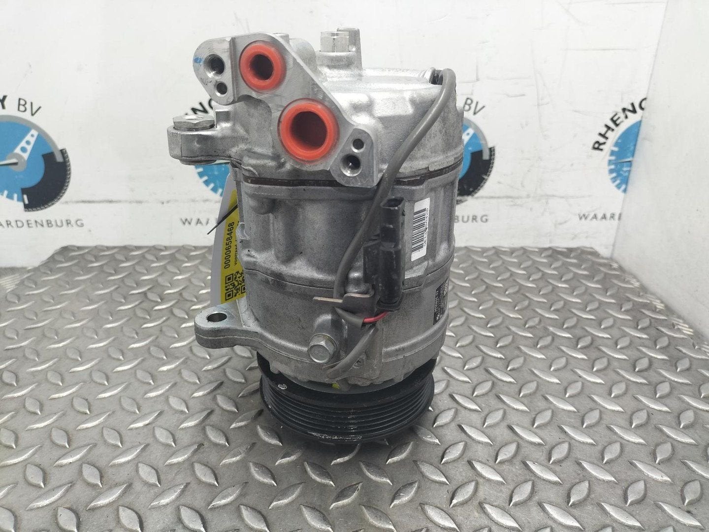 BMW 5 SERIES AIRCO COMPRESSOR / AIRCOPOMP 989065502, 7SAS17A, Ophalen of Verzenden, Gebruikt, ARN erkend
