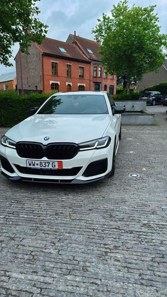 BMW 540i X Drive met Belgische papieren, Auto's, Automaat, 4 deurs, Wit, Overige kleuren