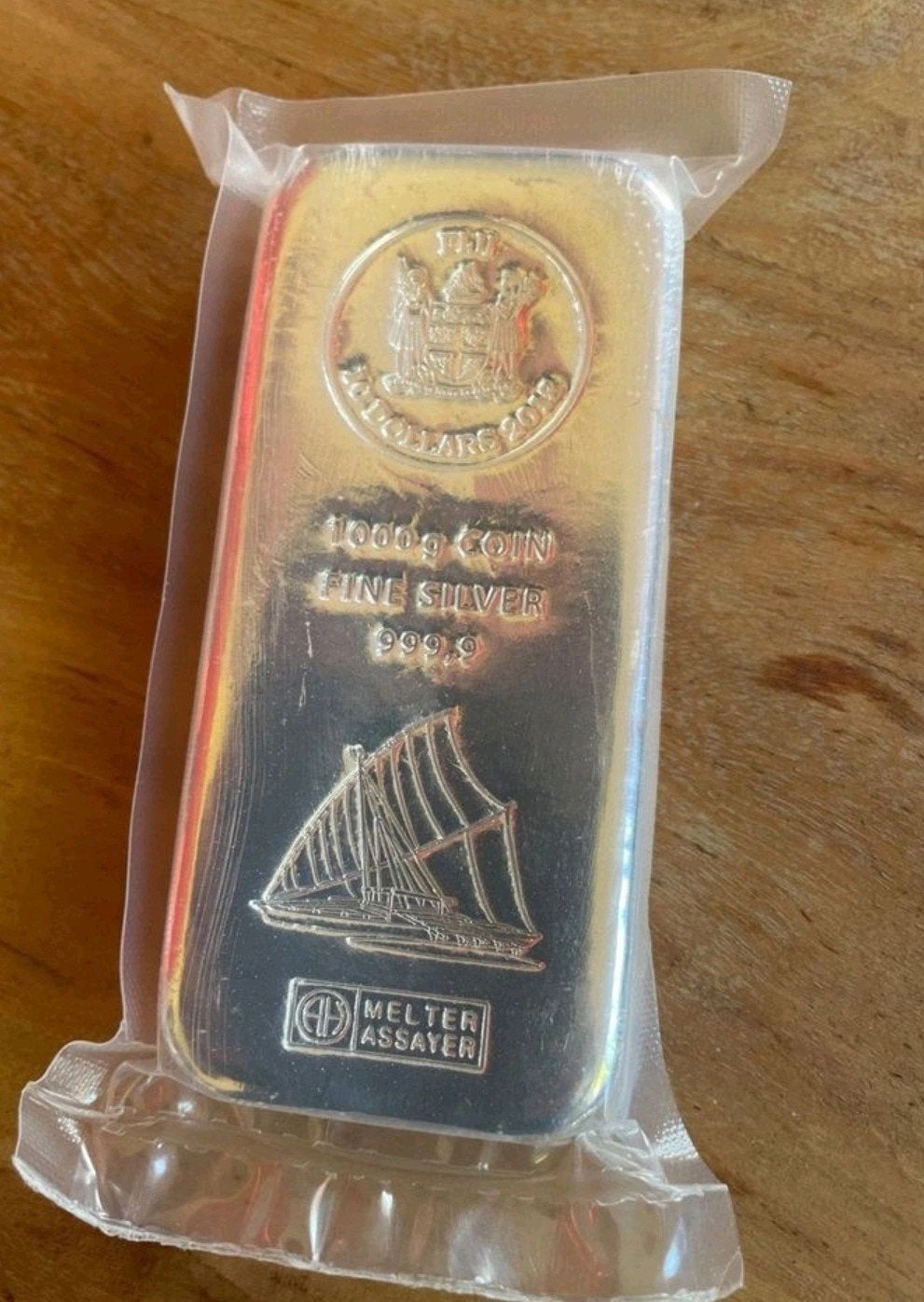 Zilver 1kg, Postzegels en Munten, Edelmetalen en Baren, Ophalen, Zilver
