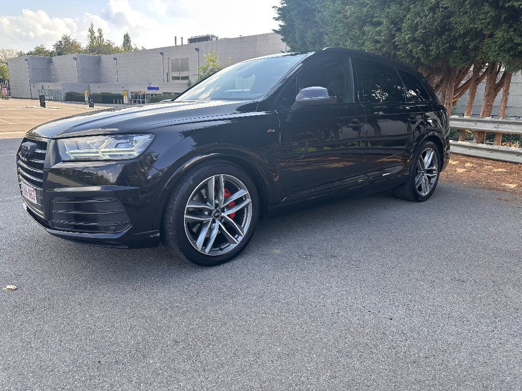 Audi Q7 SUV  S line TDI quattro 210 kW tiptronic, Auto's, Automaat, Zwart, Leder, Particulier
