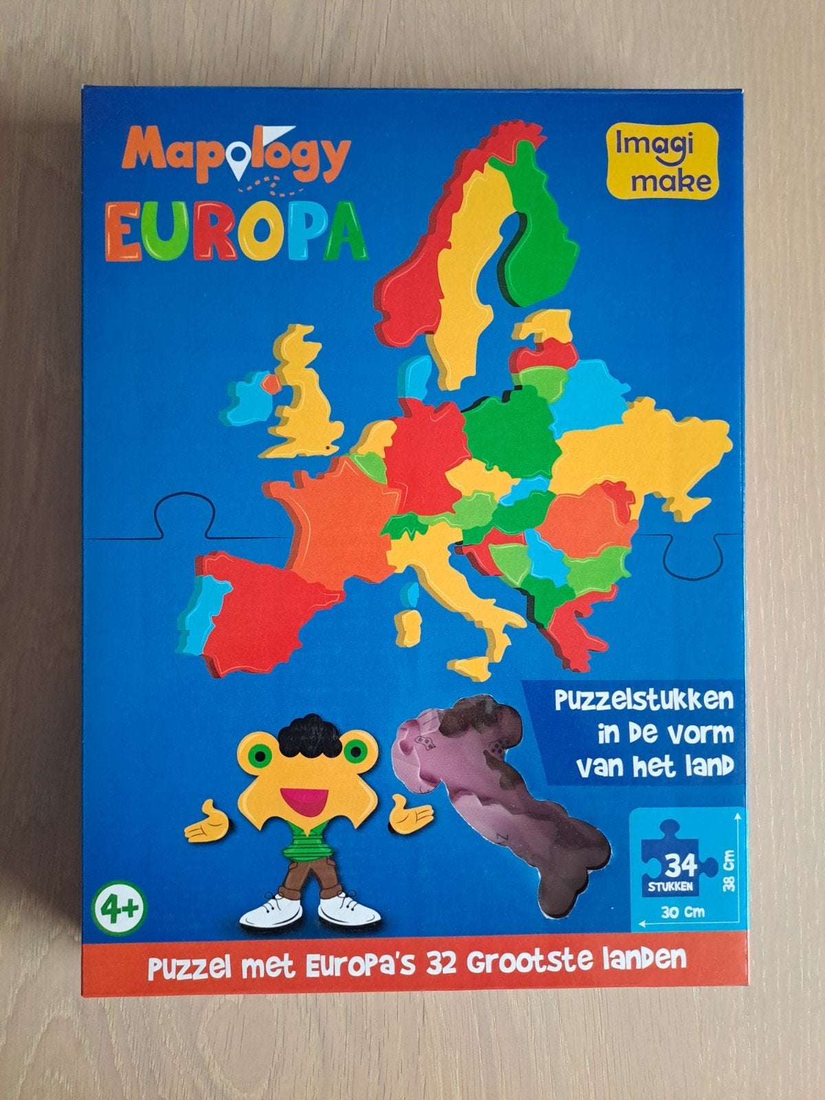 Europa Foam puzzel, Ophalen