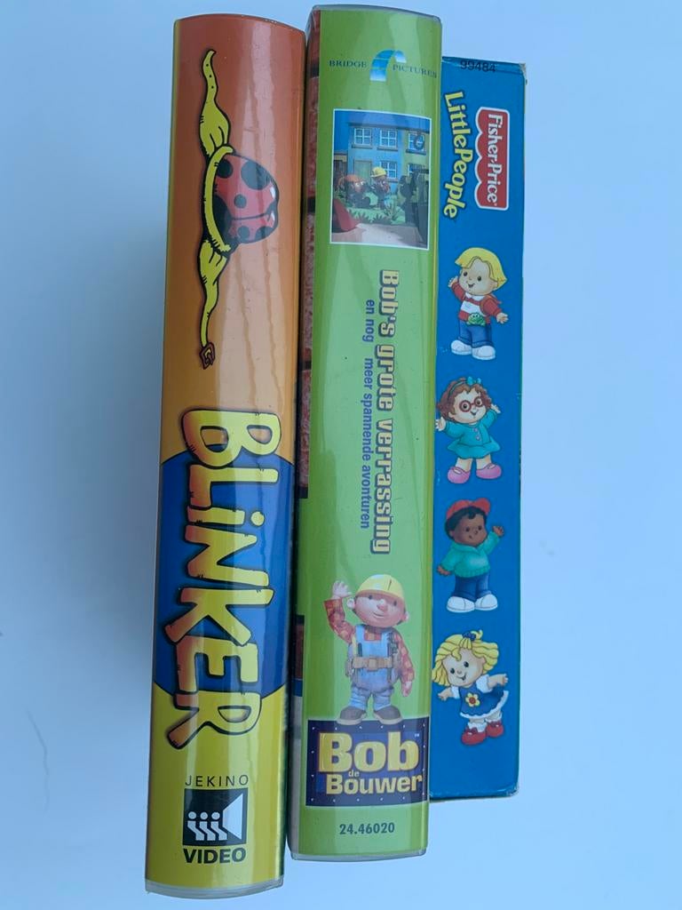 3 kinder VHS - gratis, Enlèvement ou Envoi, Comme neuf