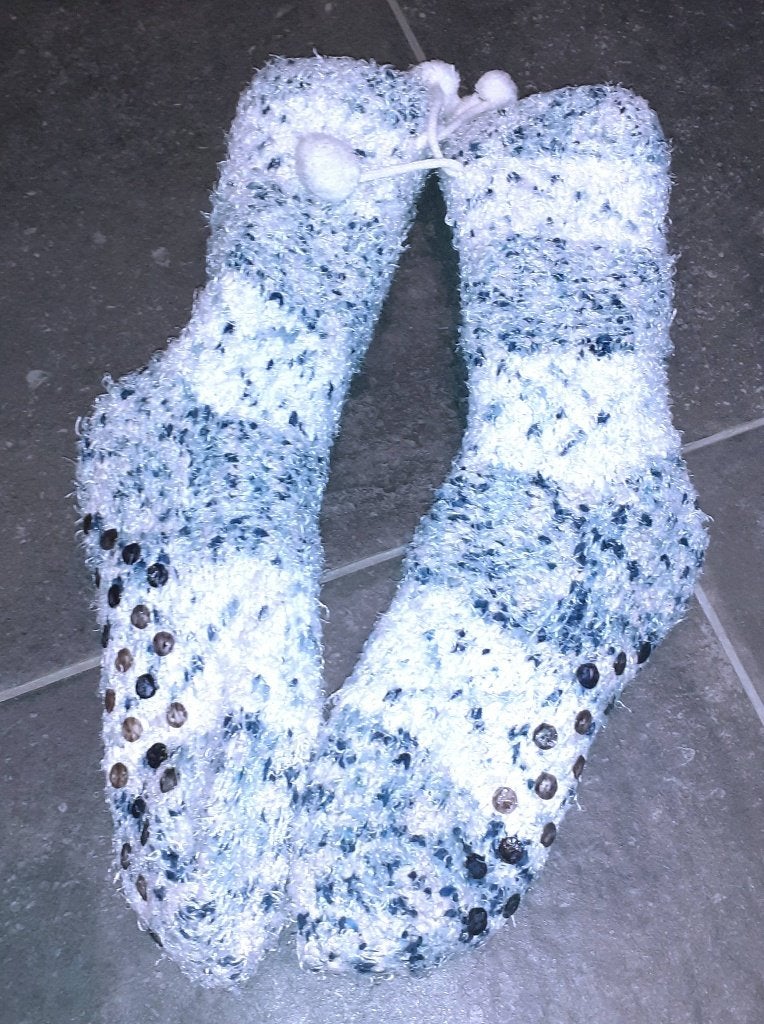 Sokken warme dikke huissokken blauw Cozyhome, Neuf, Chaussettes et Chaussettes genoux, Enlèvement ou Envoi, Bleu