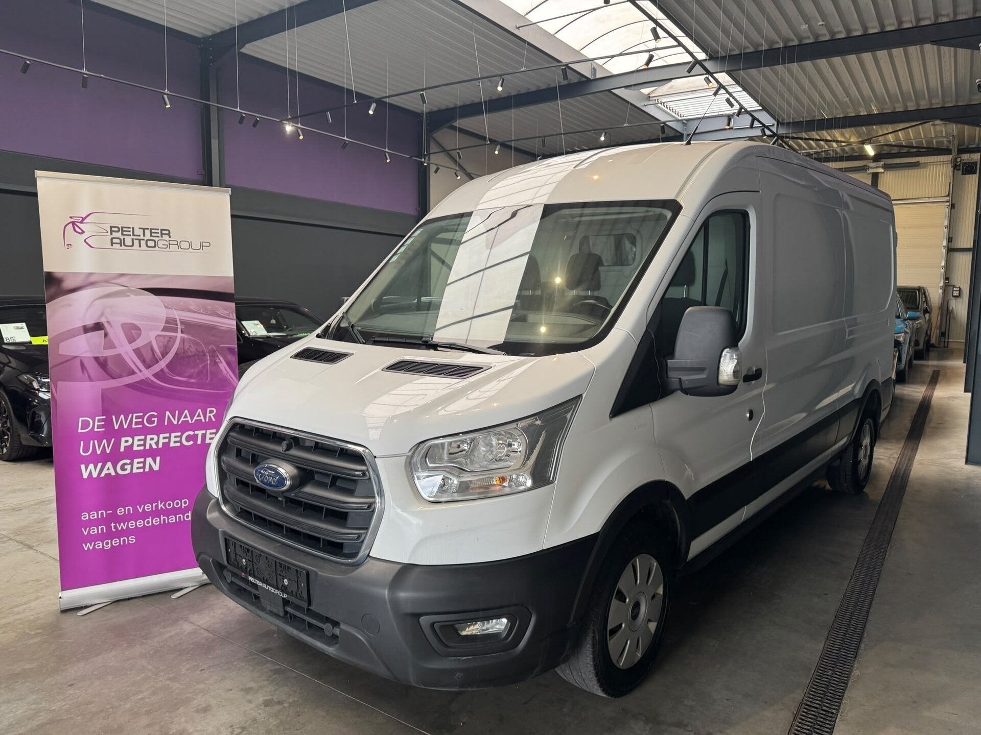 Ford Transit 2.0TDCi L3H2 Trend GPS Camera Trekhaak Btw inc, 1995 cc, 0 kg, Wit, Bedrijf
