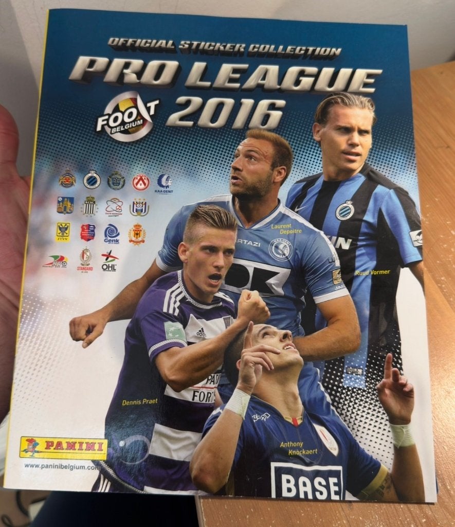 Panini Stickeralbum - Pro League 2016 (bijna leeg), Enlèvement, Comme neuf