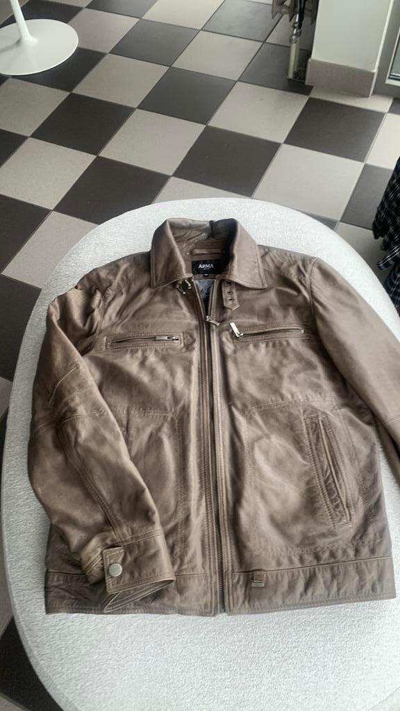 Heren jas maar 50, Kleding | Heren, Ophalen, Gedragen, Maat 48/50 (M), Bruin