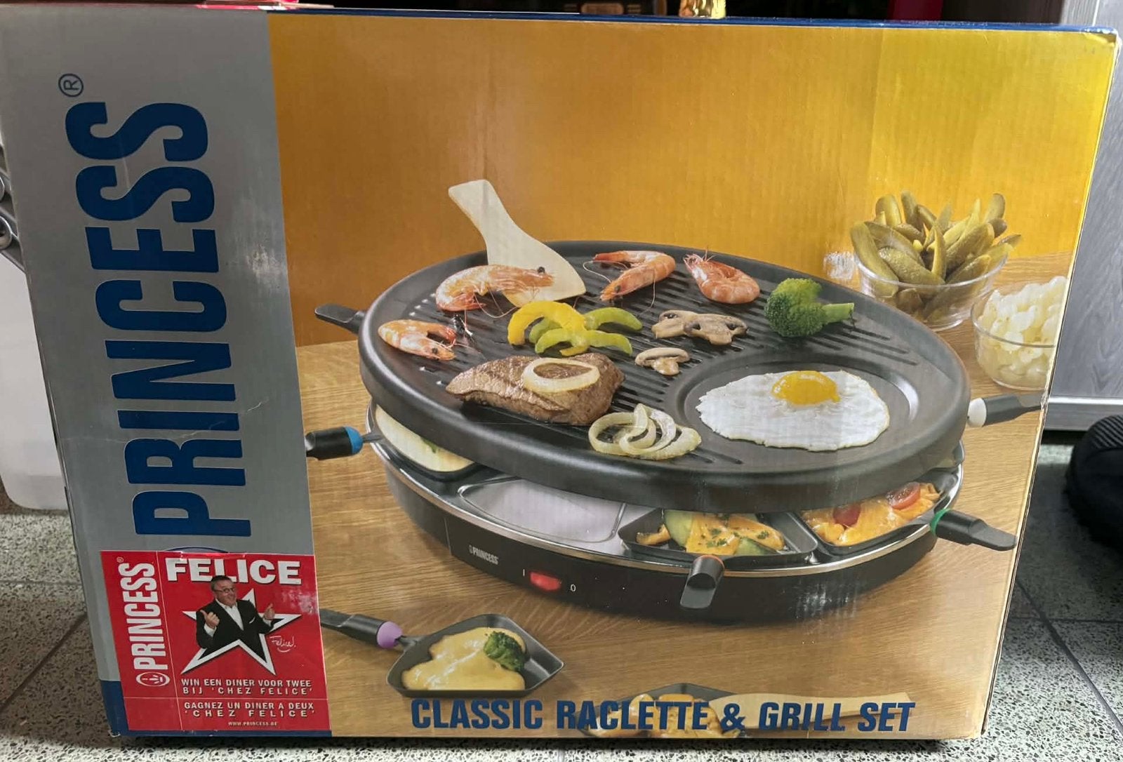 Raclette grillset, Elektronische apparatuur, Grillplaten, Ophalen, Nieuw