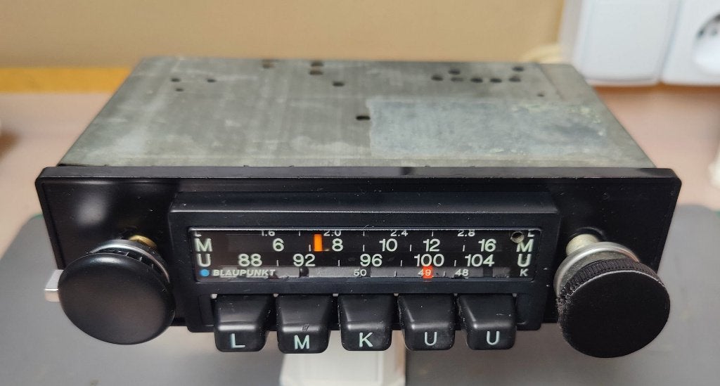Blaupunkt Frankfurt autoradio 1975, Ophalen, Gebruikt