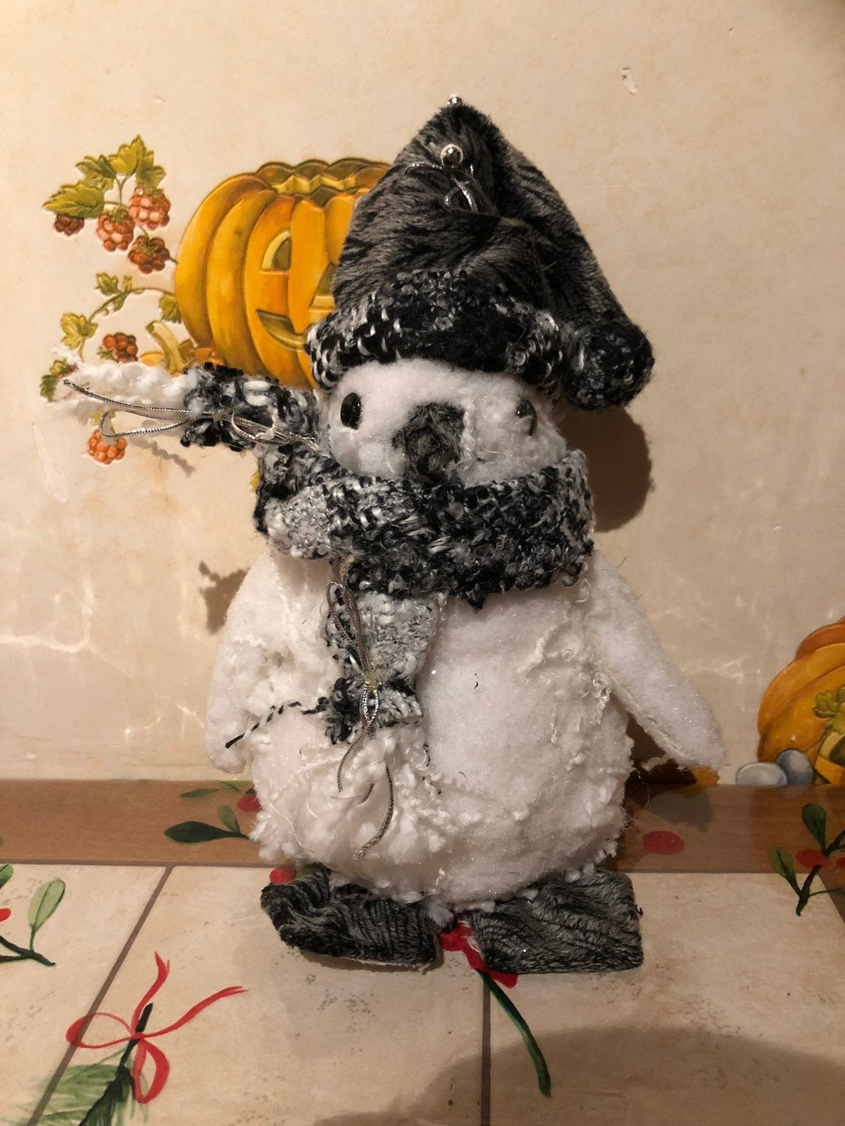 Pingouin polaire vintage de décoration automne hiver, Divers, Noël, Enlèvement ou Envoi, Neuf