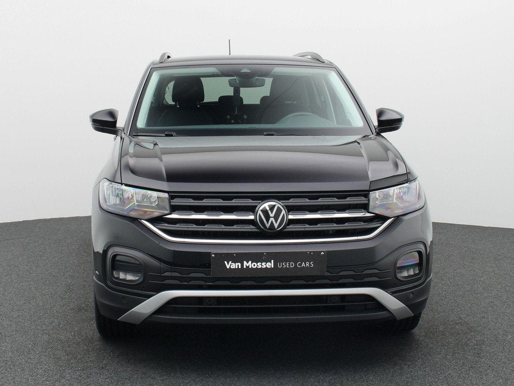 Volkswagen T-Cross 1.0 TSI 81kW DSG Life + CAMERA + SENSOREN, Euro 6, Entreprise, Noir, 5 portes