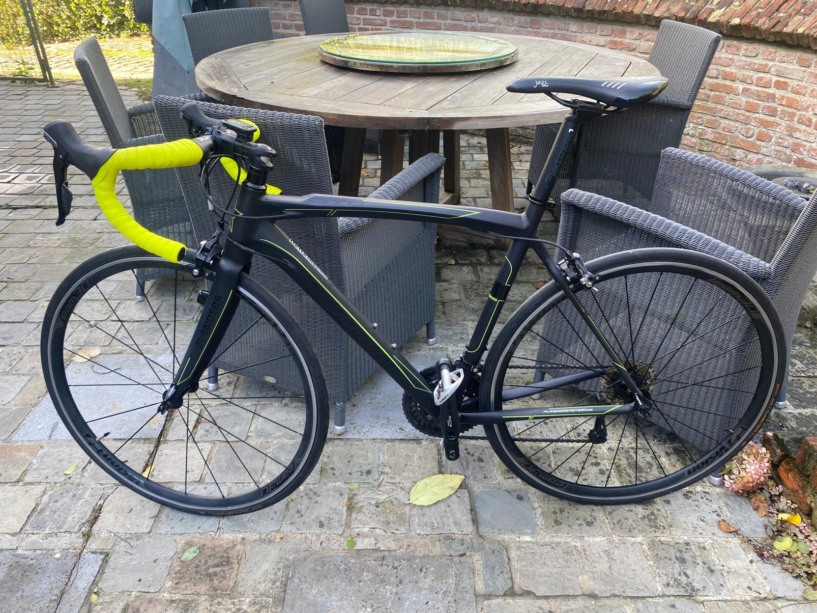 Flanders racefiets - nieuwstaat, Fietsen en Brommers, Ophalen, Aluminium