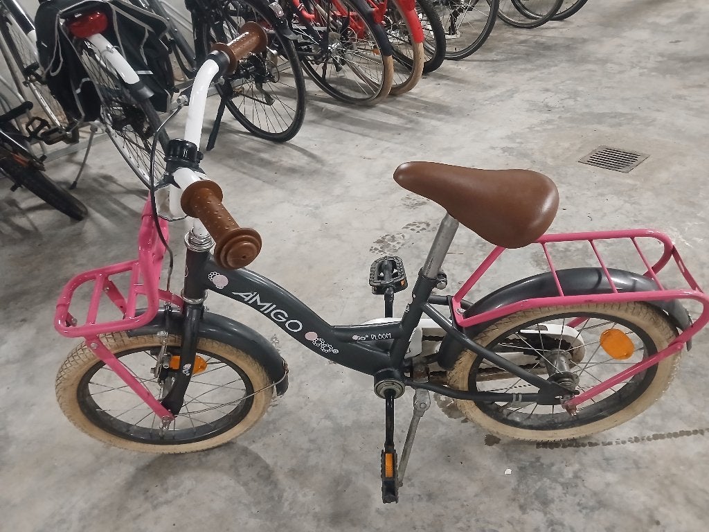 meisjesfiets 4 tot 7 jaar, Ophalen, Terugtraprem, Gebruikt, 14 inch of minder