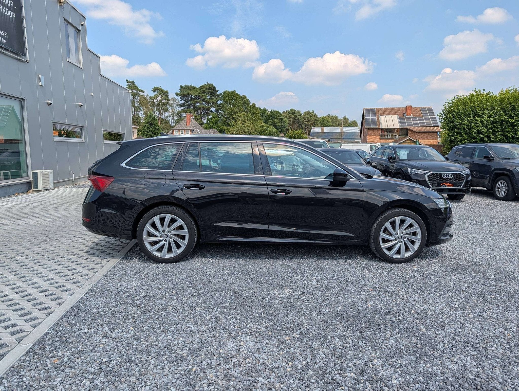 Skoda Octavia SW PHEV Clever+ | NAVI/CARPLAY | MEMORY | CAME, Auto's, Skoda, Stof, Gebruikt, 4 cilinders, Zwart