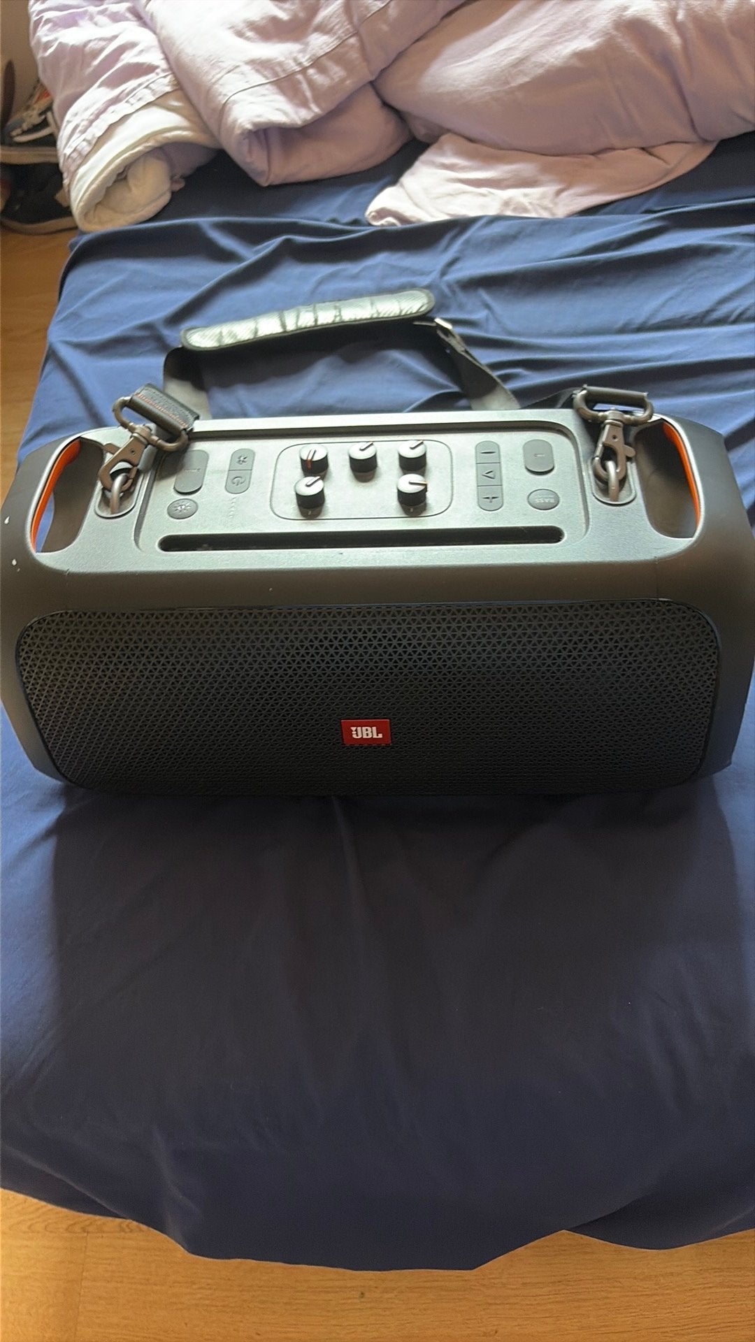JBL PartyBox On-The-Go + Draadloze Microfoon | Werkt Perfect, JBL, Enceinte de fête, Comme neuf, Enlèvement