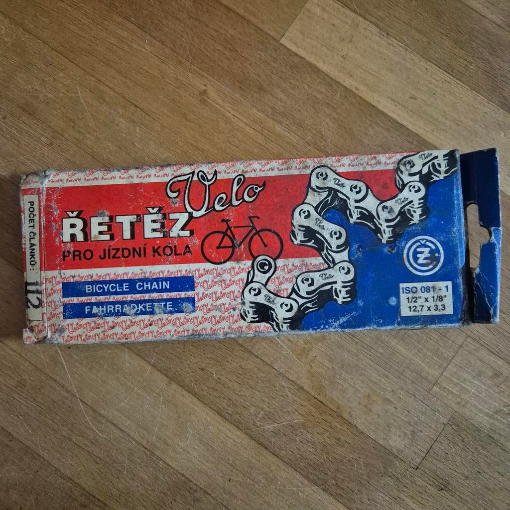 Oude fietsketting in verpakking, Ophalen of Verzenden