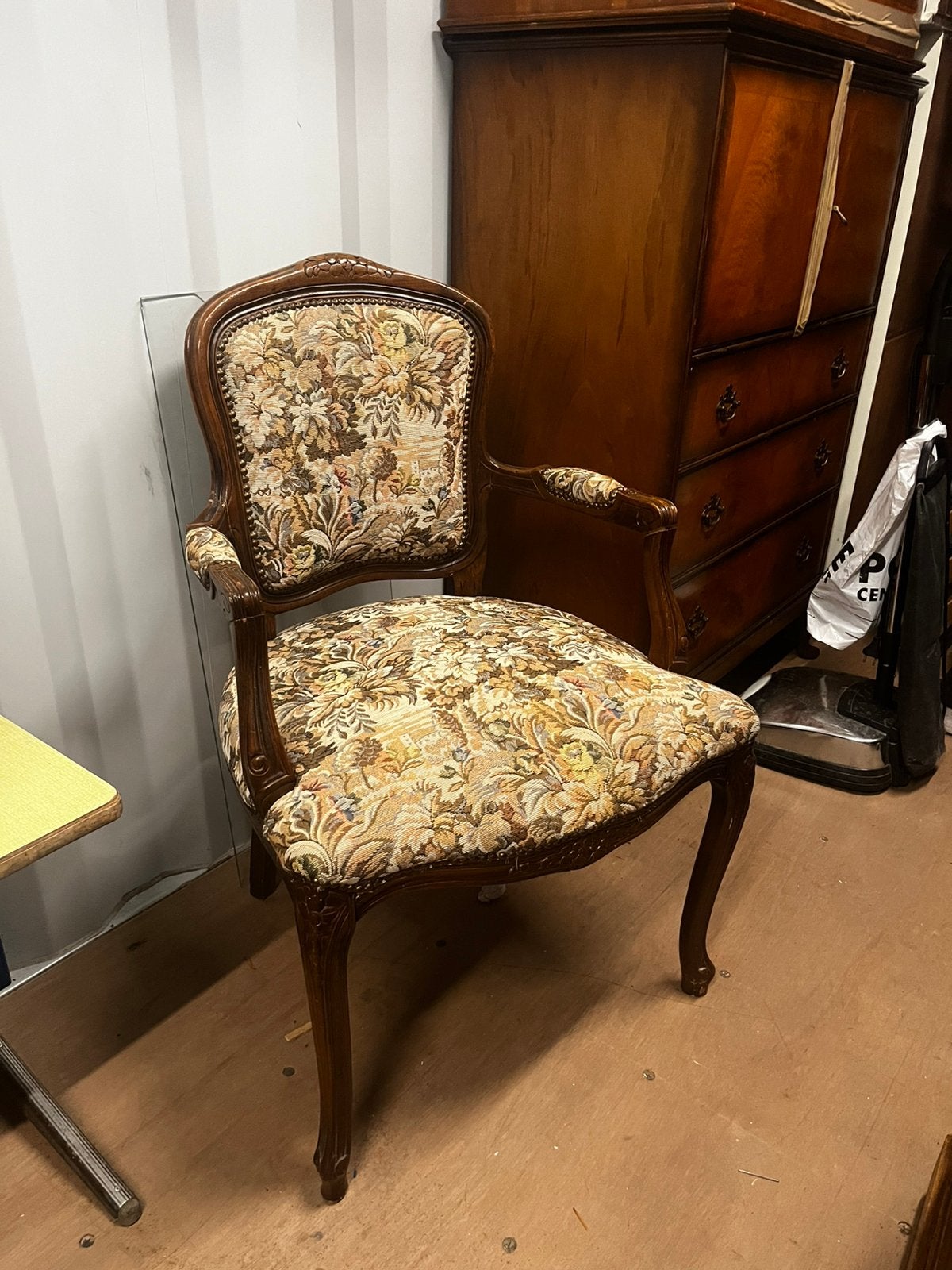 Antiek fauteuil  Louis XV-stijl, Ophalen of Verzenden