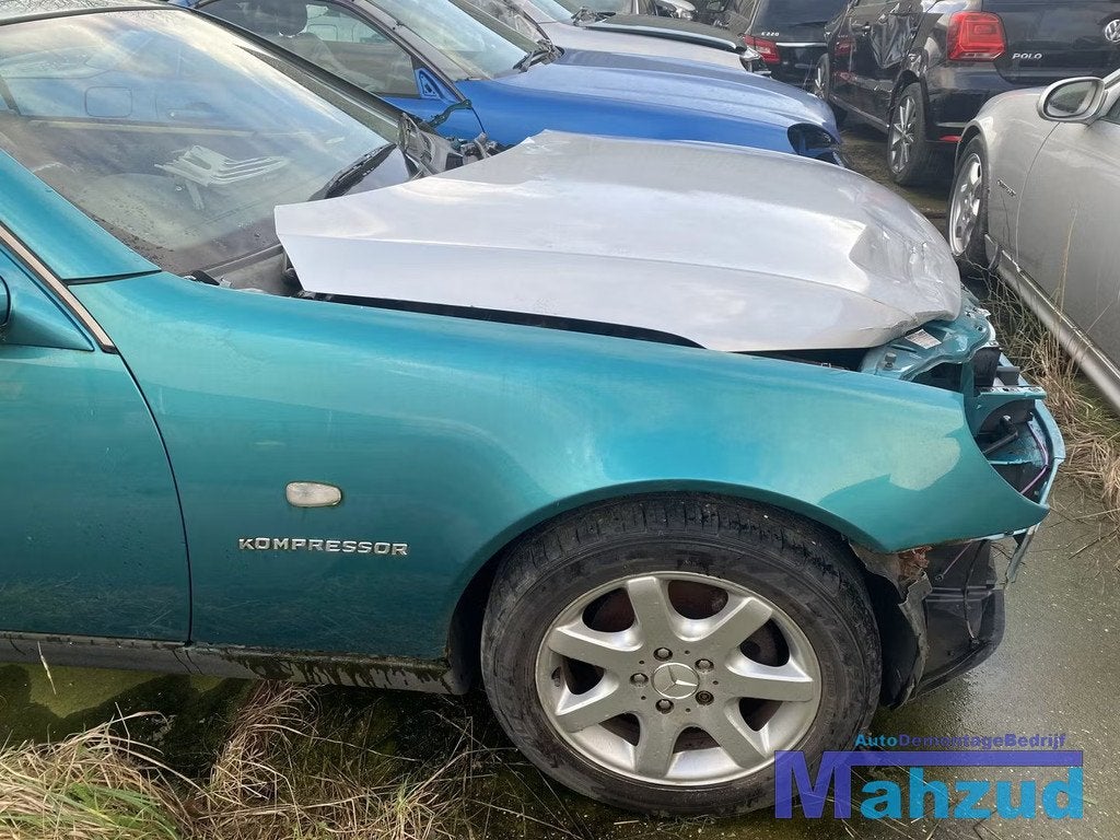 MERCEDES SLK R170 Groen 279 rechts scherm voorscherm 1996-20, Auto-onderdelen, Carrosserie, Mercedes-Benz, Voor, Rechts, Gebruikt