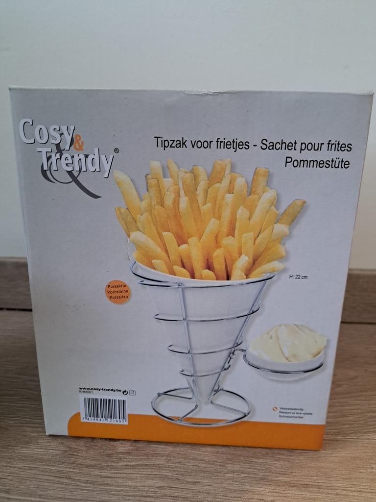 Friet zak S&P + mini versie, Ophalen