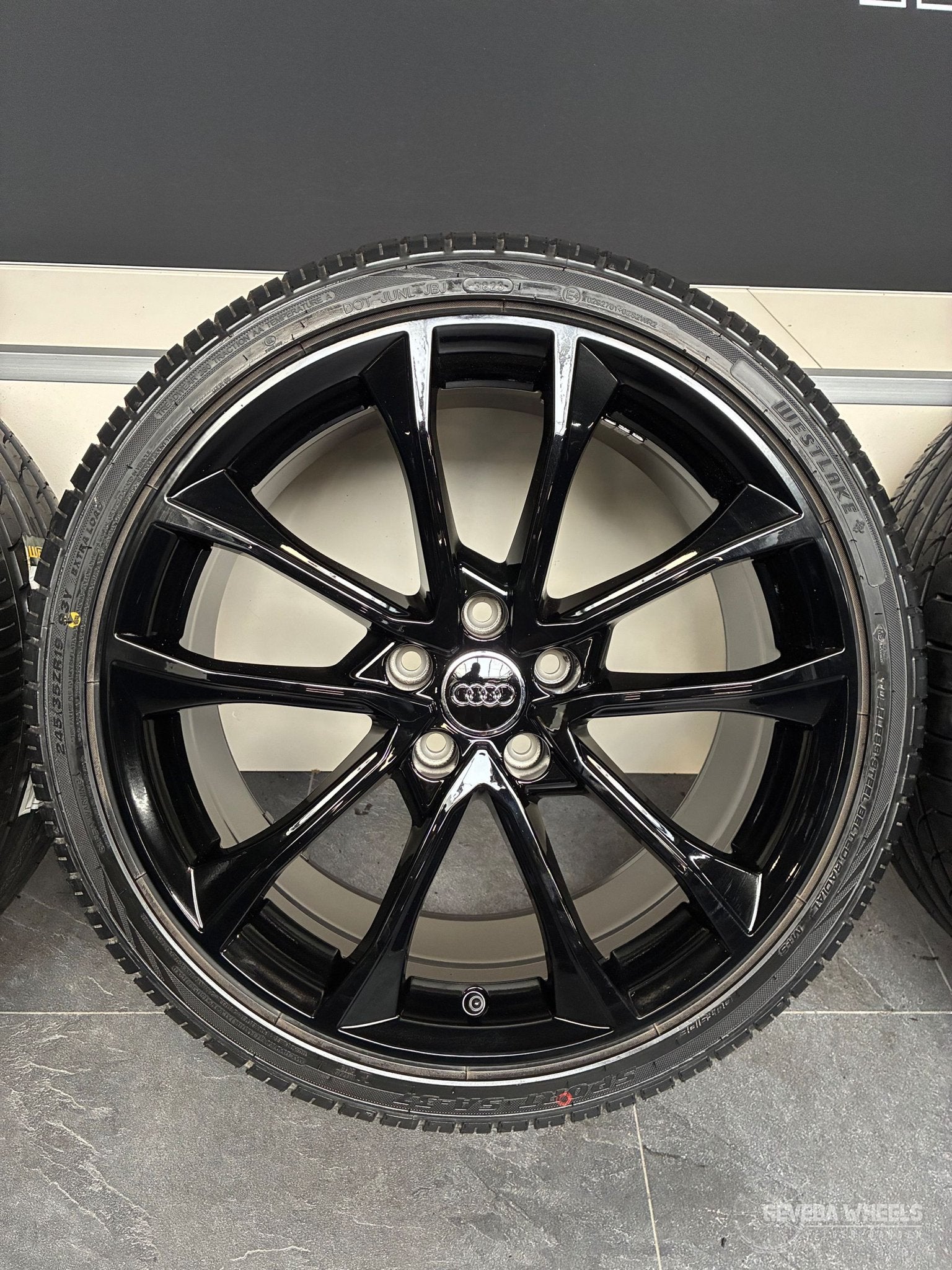 19” originele Audi A4 B8 B9 velgen + banden 5x112 8W0601025B, 19 inch, -, -, Banden en Velgen