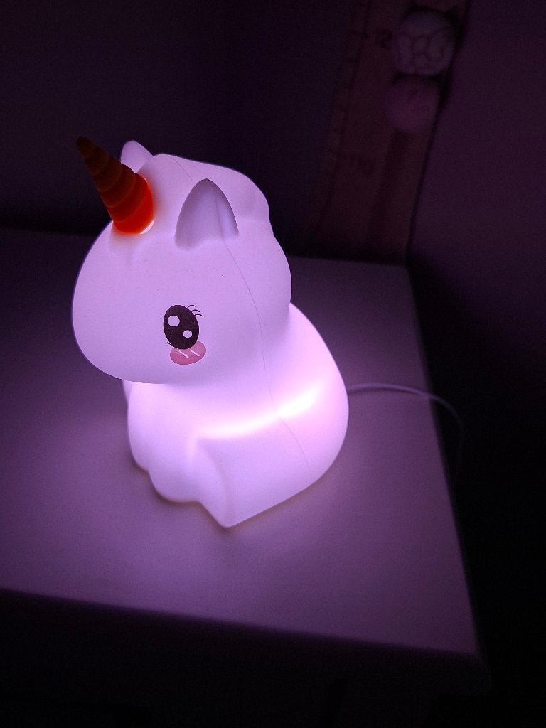 Veilleuse « Licorne », Enlèvement, Comme neuf, Lampe