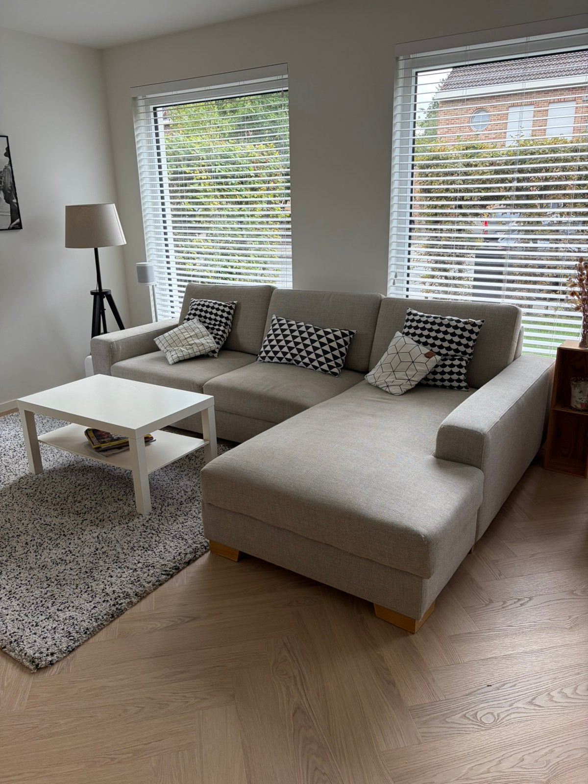 Greige zetel Sörvallen van Ikea, Huis en Inrichting, Ophalen, Zo goed als nieuw