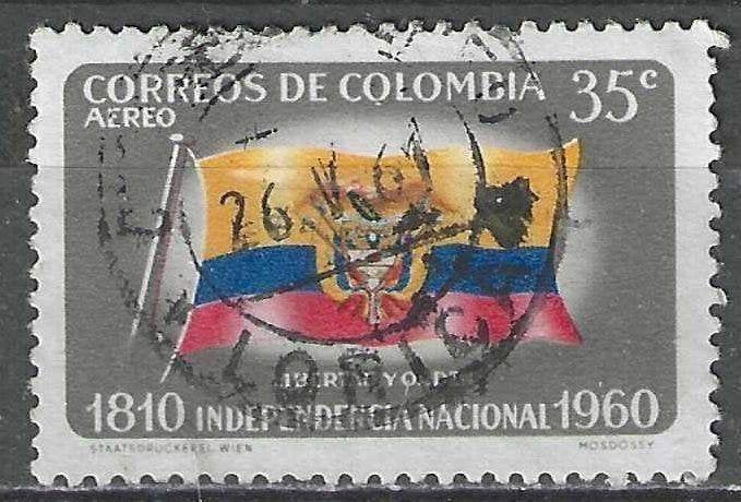Colombia 1960 - Yvert 367PA - Flora - Fruitbomen (ST), Postzegels en Munten, Verzenden, Gestempeld