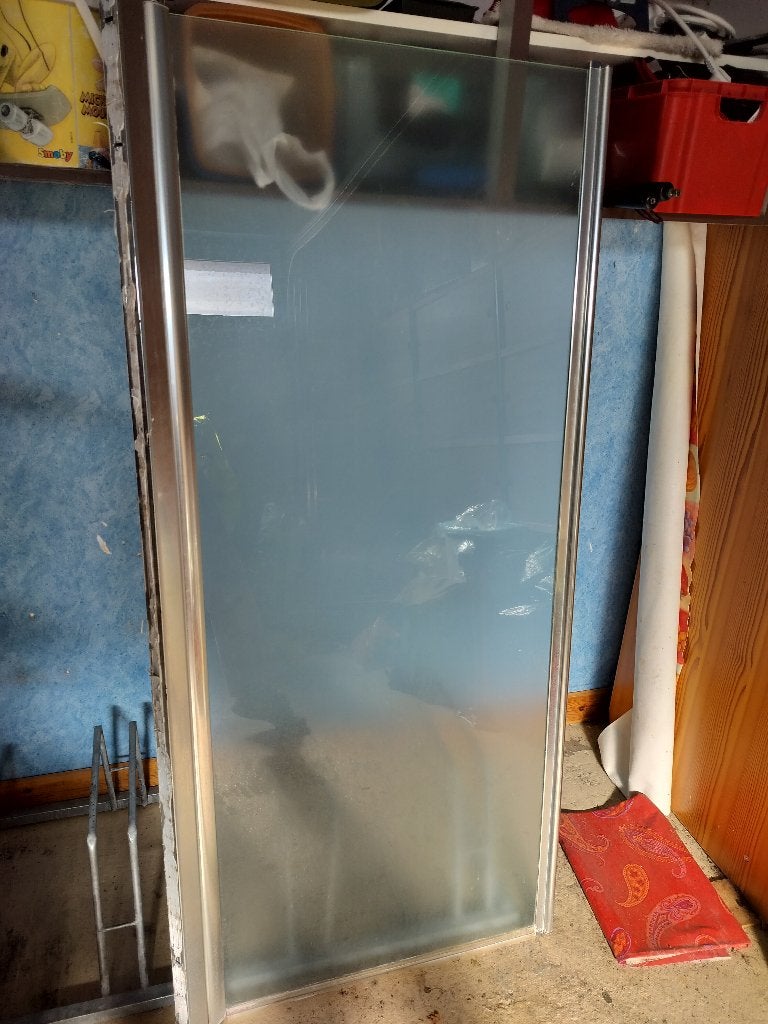 Paroi pour baignoire, Bricolage & Construction, Sanitaire, Enlèvement, Utilisé, Inox, Autres types