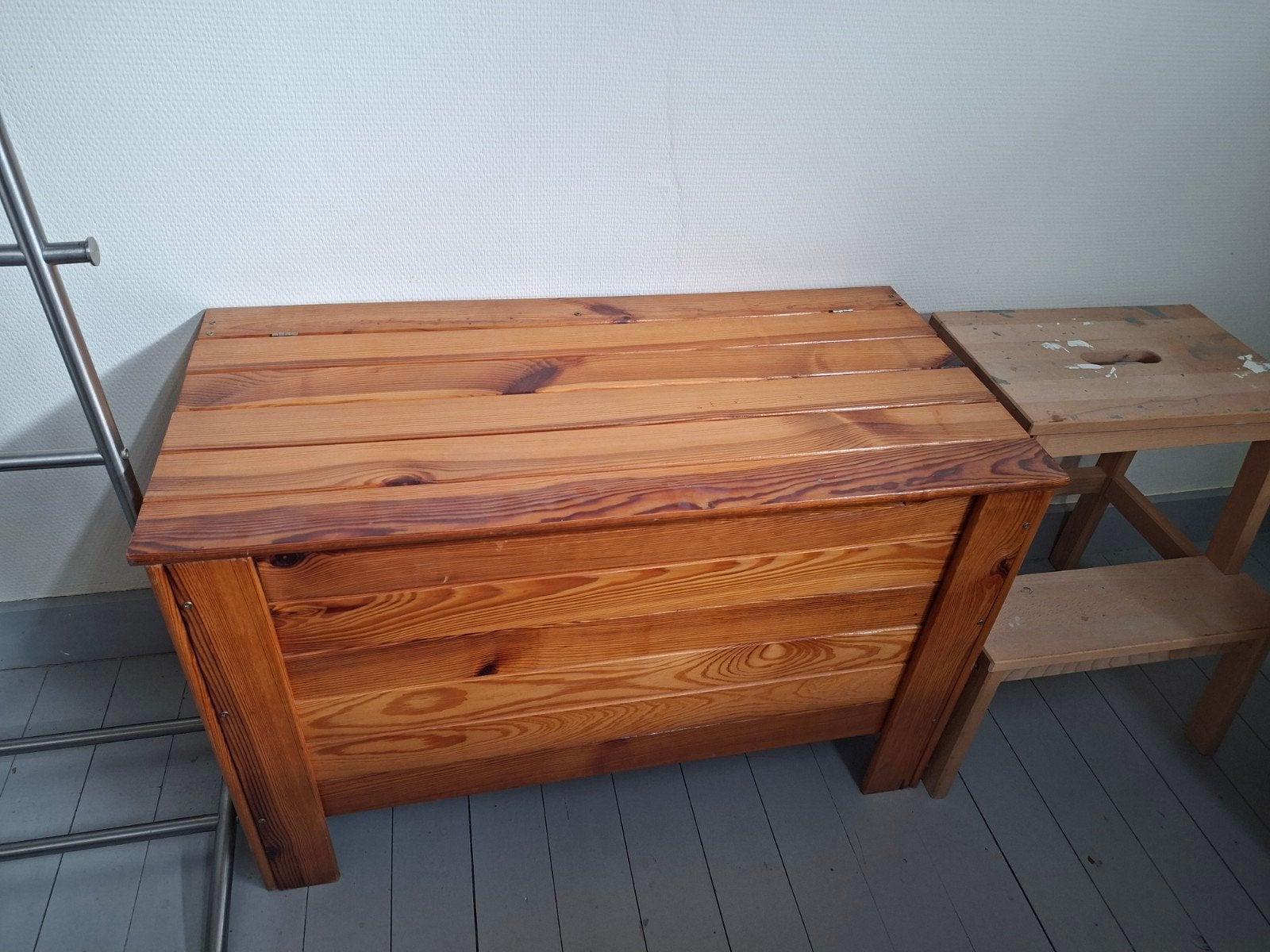 Houten kist, Ophalen, Zo goed als nieuw, 75 tot 100 cm, 50 – 75