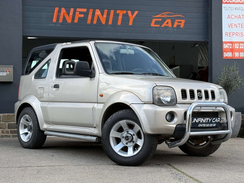Suzuki Jimny 1.3i 16v CABRIO + JLX Rhino 4x4 - hardtop amovi, Autos, Suzuki, Entreprise, Achat, Jimny, 4x4, Airbags, Alarme, Verrouillage central