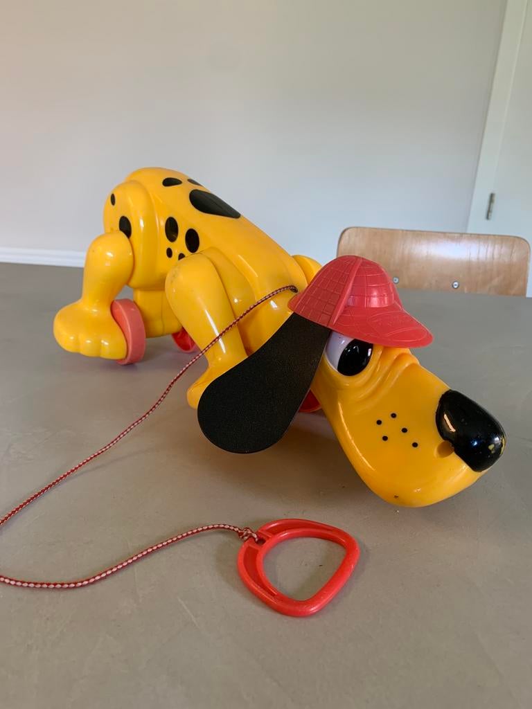 vintage Playskool Ruffo of Digger the Dog trekhond ‘80, Ophalen of Verzenden, Zo goed als nieuw