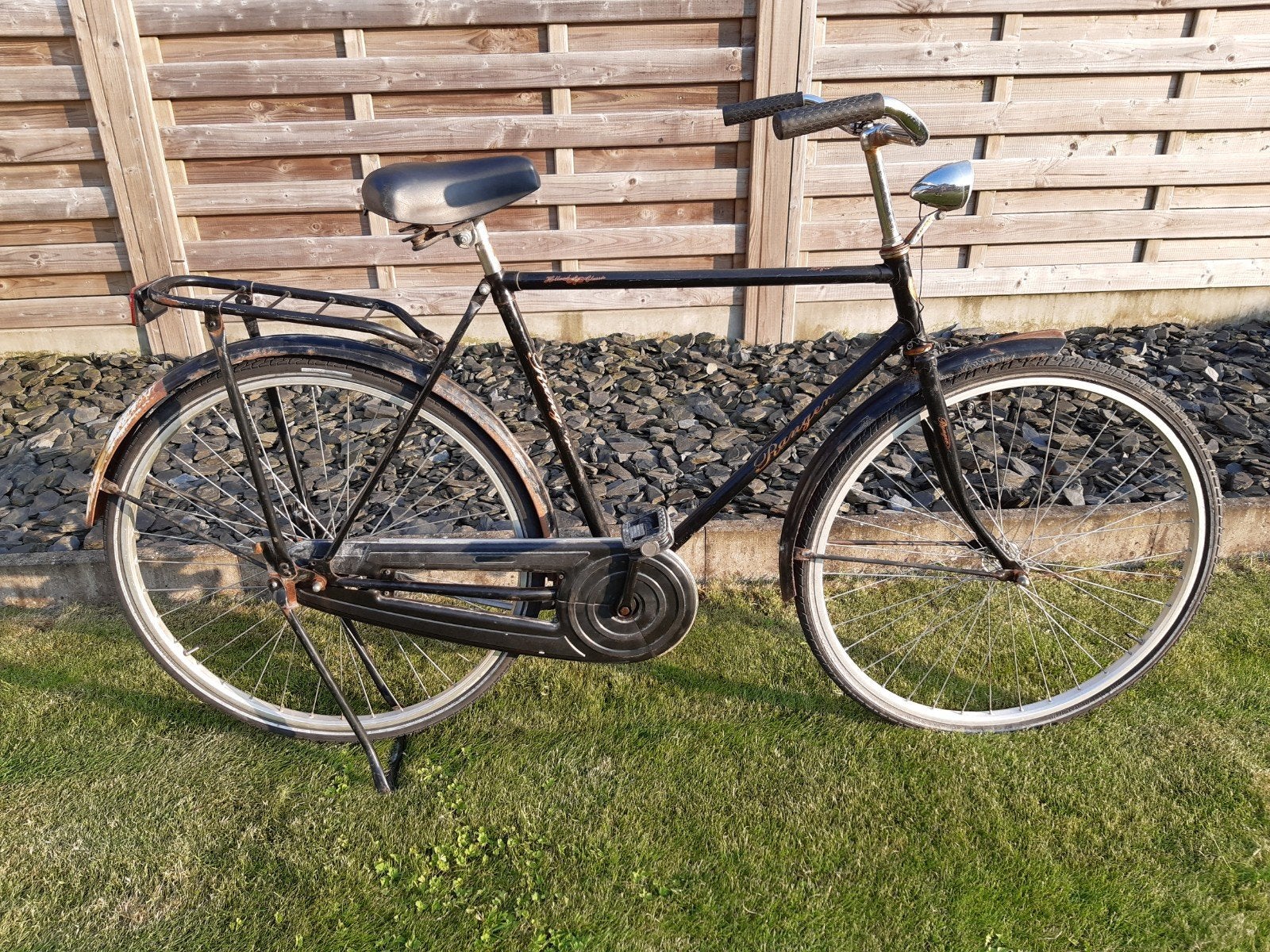 Retro fiets, Ophalen