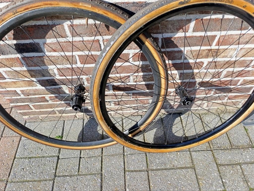 Tube wielen, Fietsen en Brommers, Fietsonderdelen, Ophalen, Carbon