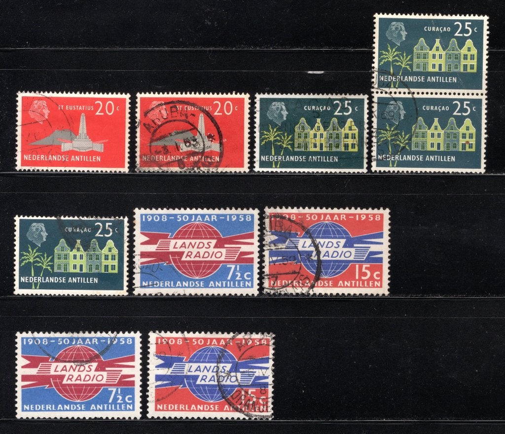 NL. ANTILLEN Lot 1958 gestempeld, Verzenden, Gestempeld
