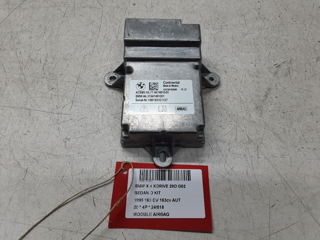 BOITIER AIRBAG BMW X4 (G02) (01-2018/06-2020) (31947481001), Mevr. I. Hauben, Utilisé, BMW, Rue de l'Espoir 34 34
4030  GRIVEGNÉE, BE