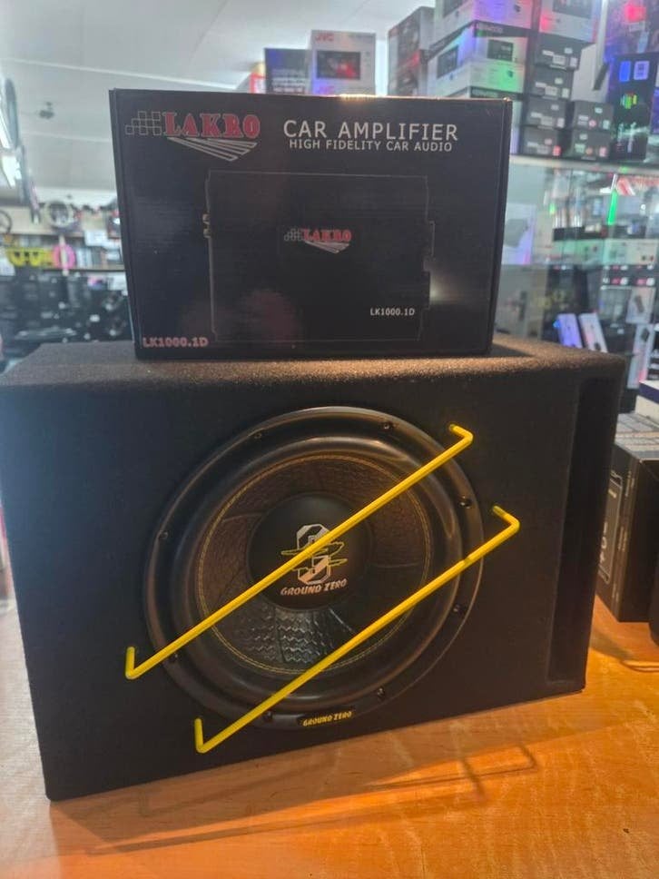 Lakro Monoblok LK1000.1D & Ground Zero GZIB12 SPL Subwoofer