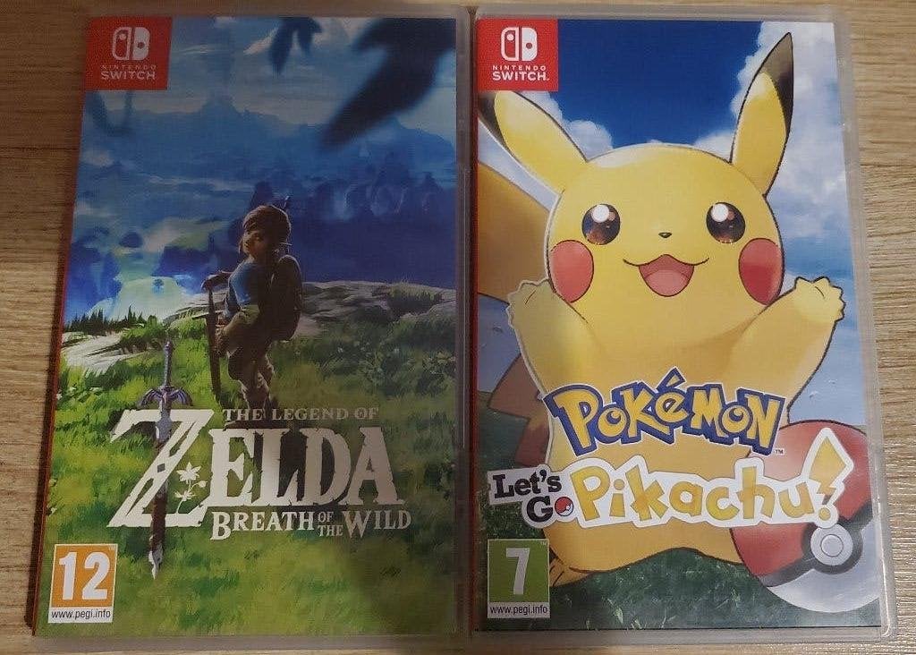Nintendo Switch spelletjes Zelda en Pokémon., Consoles de jeu & Jeux vidéo, Enlèvement ou Envoi, 1 joueur, À partir de 7 ans, Comme neuf