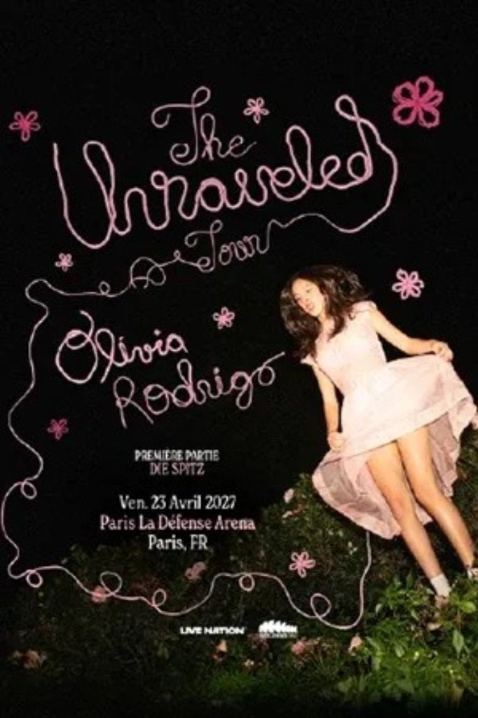 Places de concert OLIVIA RODRIGO - Paris 23 et 24/04/2027, Tickets & Billets