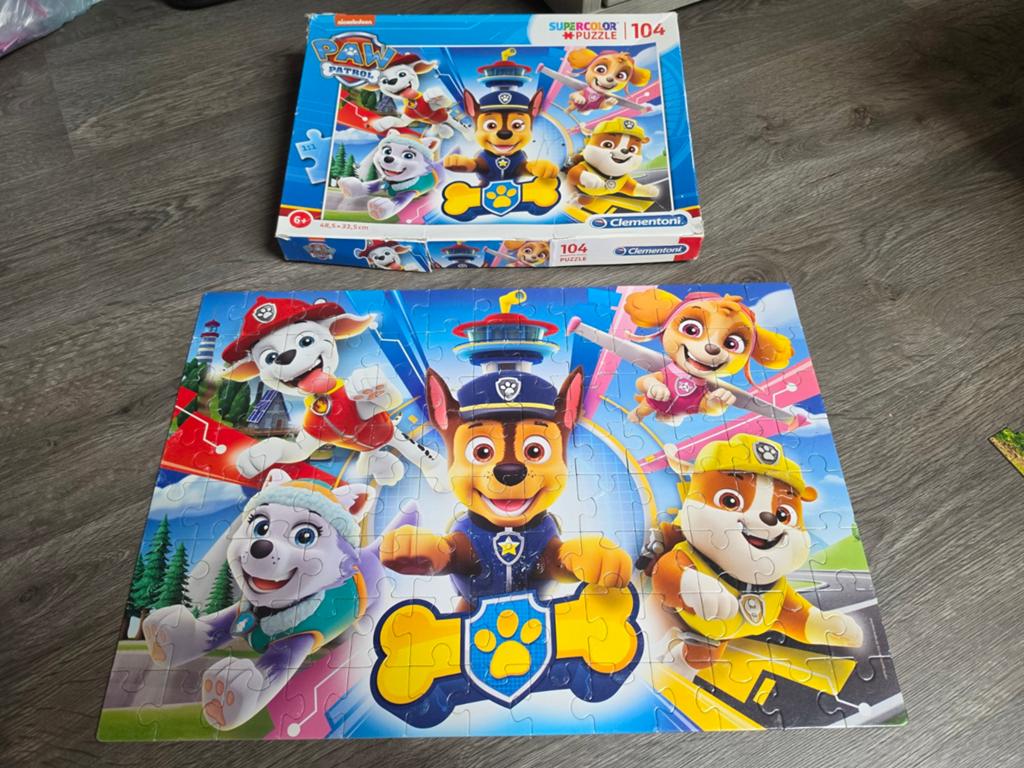 Paw patrol puzzel 104 stukken, Ophalen